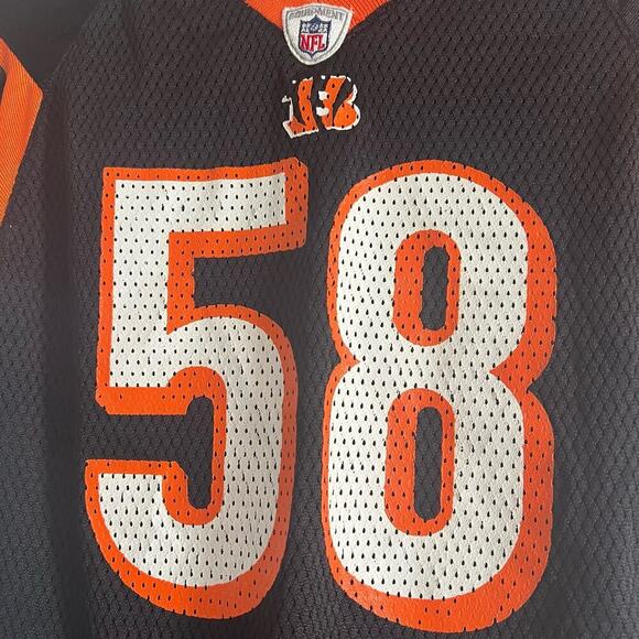 Rey Maualuga Rebook NFL Boys Football Jersey- Size L (7) - Picture 8 of 9